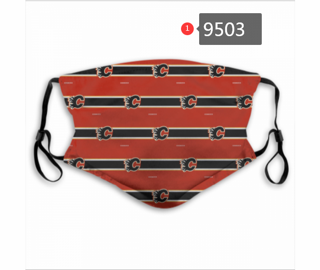 New 2020 NHL Carolina Hurricanes #54 Dust mask with filter->nhl dust mask->Sports Accessory
